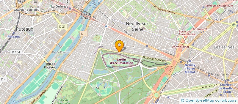 localisation de l'entreprise MEDICO DENTAIRE SERVICE  NEUILLY-SUR-SEINE