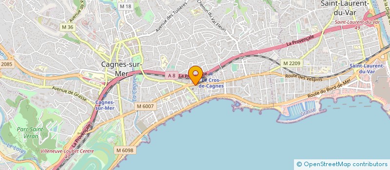 localisation de l'entreprise MEDICO IMMO à CAGNES-SUR-MER