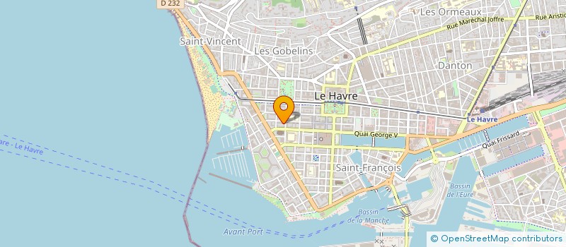 localisation de l'entreprise MEDICOCEANE à LE HAVRE