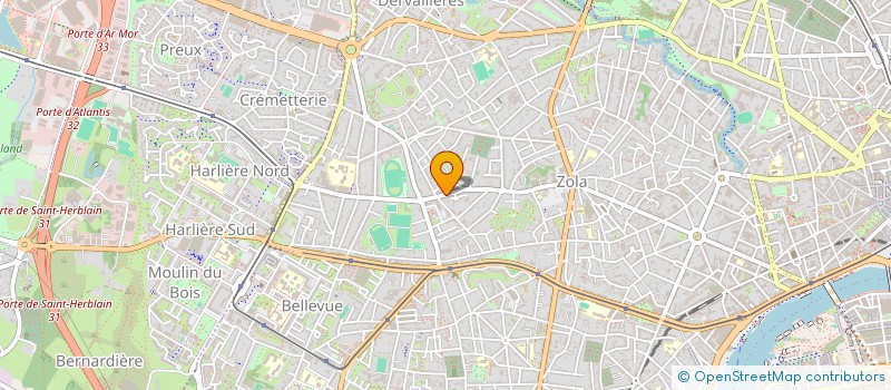 localisation de l'entreprise MEDICOCEANE à NANTES