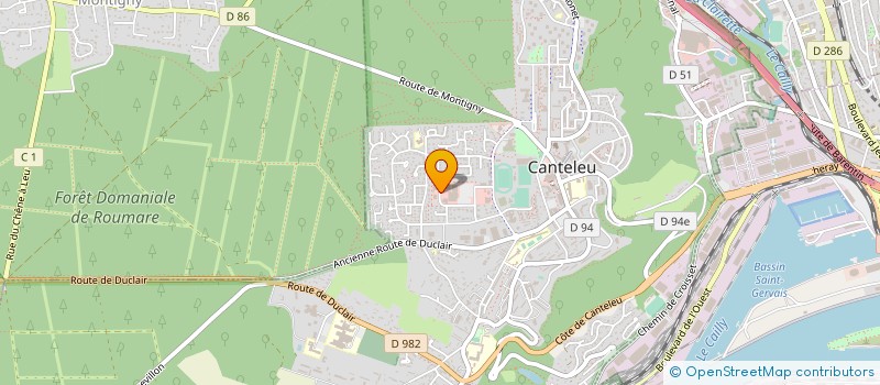 localisation de l'entreprise MEDICODEC ENVIRONNEMENT SARL à CANTELEU