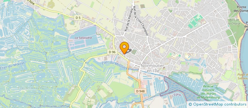 localisation de l'entreprise MEDICOM COMMUNICATION MEDICALE  NOIRMOUTIER-EN-L'ILE