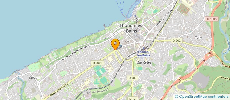 localisation de l'entreprise MEDICOM REMPLACEMENT MEDICAL à THONON-LES-BAINS