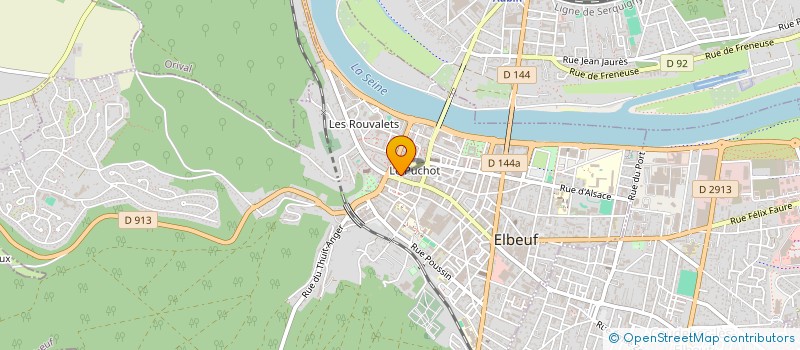 localisation de l'entreprise MEDICONNECT IMPACT  ELBEUF