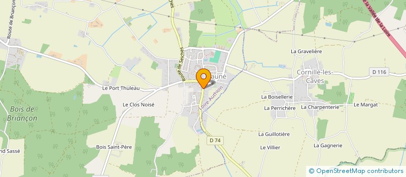 localisation de l'entreprise MEDICORNE  LOIRE-AUTHION