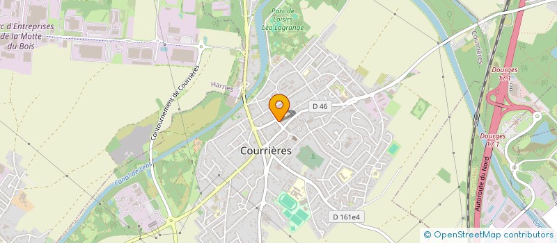 localisation de l'entreprise MEDICOURRIERES  COURRIERES
