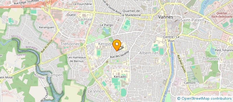 localisation de l'entreprise MEDICYCLE à VANNES