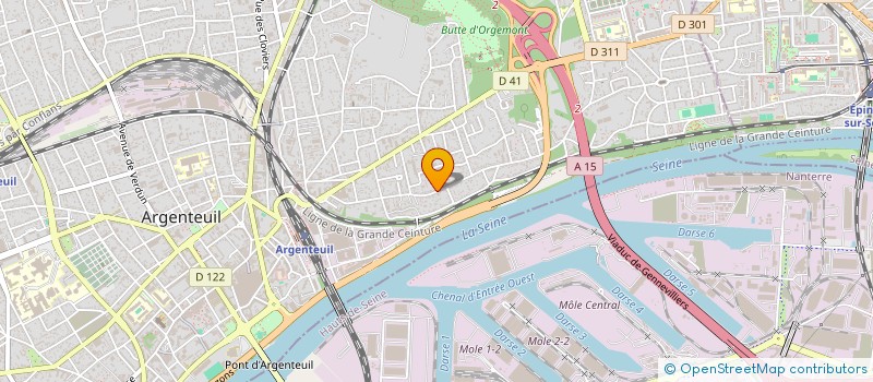 localisation de l'entreprise MEDIENA  ARGENTEUIL