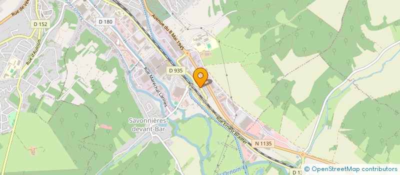 localisation de l'entreprise MEDIEST à BAR-LE-DUC
