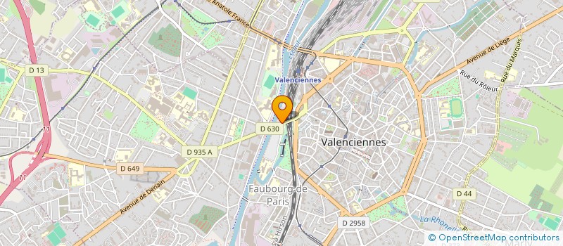 localisation de l'entreprise MEDIF à VALENCIENNES