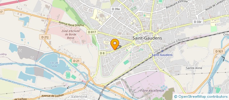 localisation de l'entreprise MEDIFOCH  SAINT-GAUDENS