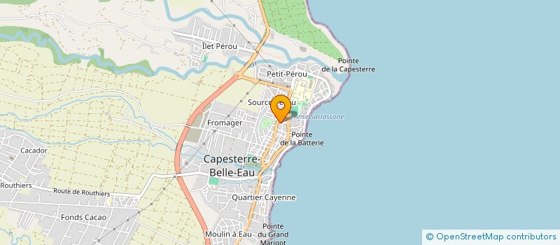 localisation de l'entreprise MEDIGA AMBULANCES à CAPESTERRE-BELLE-EAU