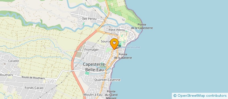 localisation de l'entreprise MEDIGA SERVICE BASSE-TERRE à CAPESTERRE-BELLE-EAU