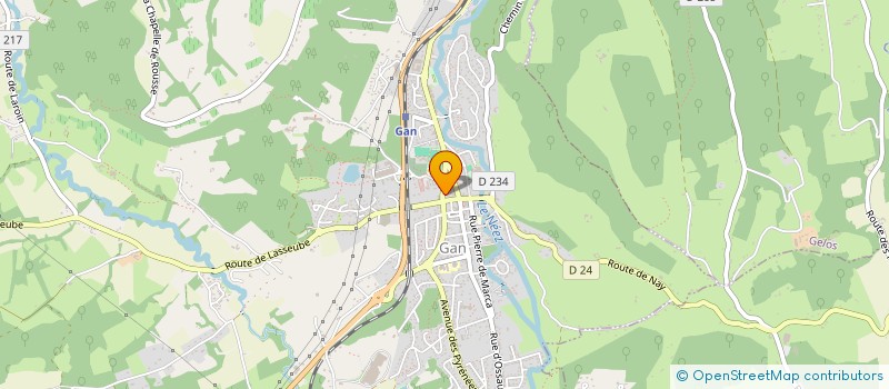 localisation de l'entreprise MEDIGAN  GAN