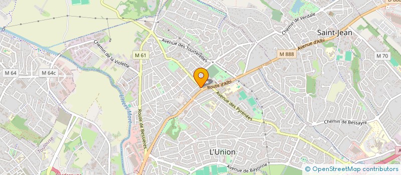 localisation de l'entreprise MEDIGESTION CORNAUDRIC à L'UNION