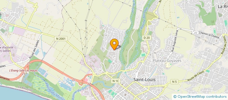localisation de l'entreprise MEDIGOL GALBOIS ET MICHEL à SAINT-LOUIS