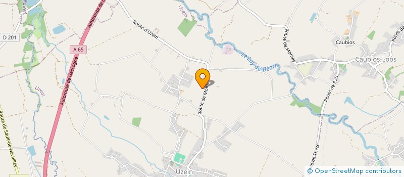 localisation de l'entreprise MEDIGOLF  ARTIGUELOUVE