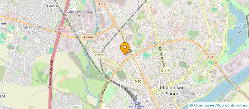 localisation de l'entreprise MEDIHUB AGENCY  CHALON-SUR-SAONE