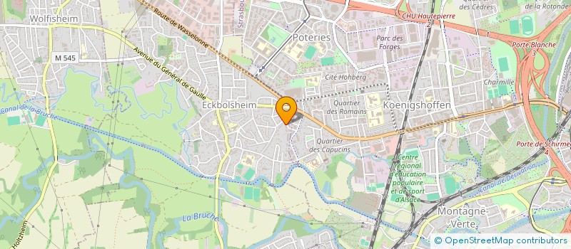 localisation de l'entreprise MEDIKA SOLUTIONS D'ASSURANCES  ECKBOLSHEIM