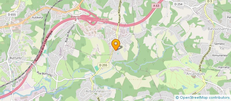 localisation de l'entreprise MEDIKAPEL  BIDART