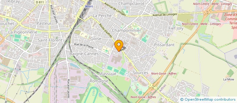 localisation de l'entreprise MEDIKINE  NIORT