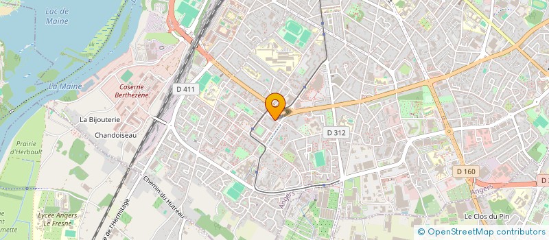 localisation de l'entreprise MEDIKING à ANGERS