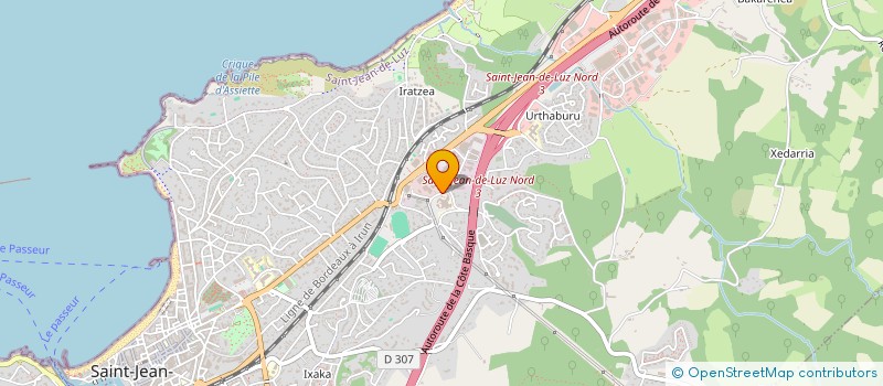 localisation de l'entreprise MEDIKOAK  SAINT-JEAN-DE-LUZ