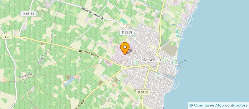 localisation de l'entreprise MEDILA à MARSEILLAN