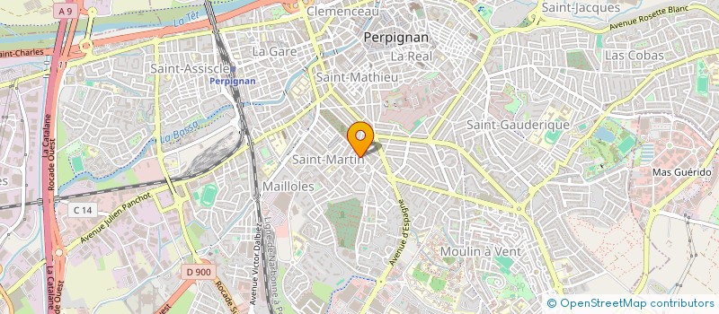 localisation de l'entreprise MEDILAF  PERPIGNAN