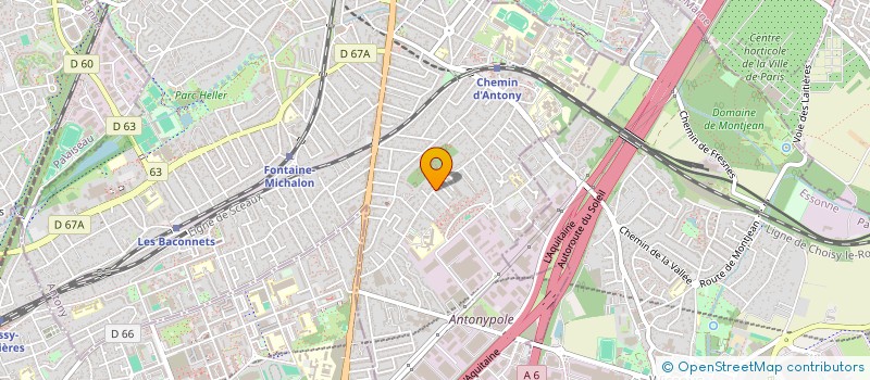 localisation de l'entreprise MEDILIB à ANTONY