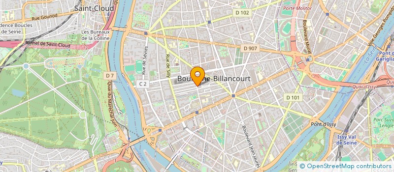 localisation de l'entreprise MEDILINGE à BOULOGNE-BILLANCOURT