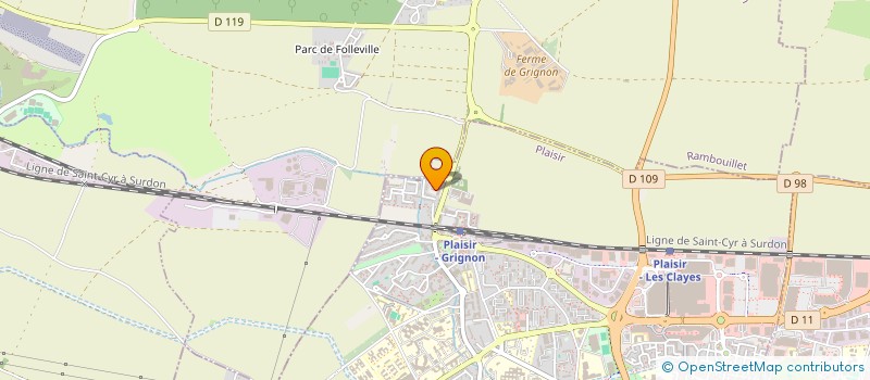 localisation de l'entreprise MEDILINK RH à PLAISIR