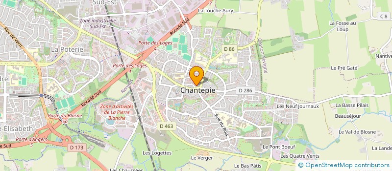 localisation de l'entreprise MEDILLOU  CHANTEPIE