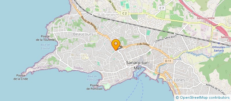 localisation de l'entreprise MEDILONES à SANARY-SUR-MER