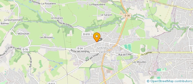 localisation de l'entreprise MEDILUERE  GREZIEU-LA-VARENNE