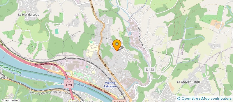 localisation de l'entreprise MEDILYS SANTE à VIENNE