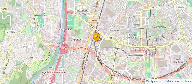 localisation de l'entreprise MEDIMAGE DIFFUSION à GRENOBLE