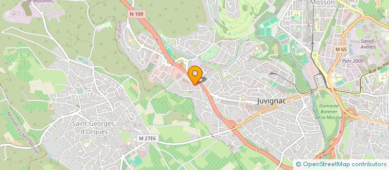 localisation de l'entreprise MEDIMAT  JUVIGNAC