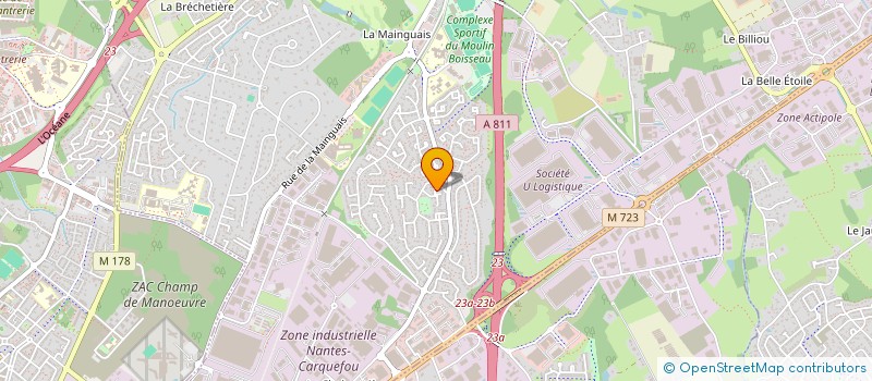 localisation de l'entreprise MEDIMAUVES  CARQUEFOU