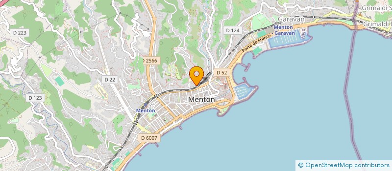 localisation de l'entreprise MEDIMED à MENTON