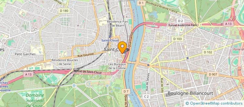 localisation de l'entreprise MEDIMMAU à SAINT-CLOUD