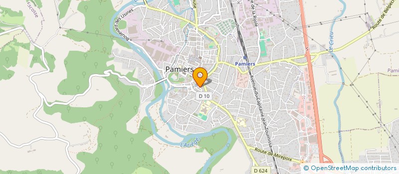 localisation de l'entreprise MEDIMON à PAMIERS