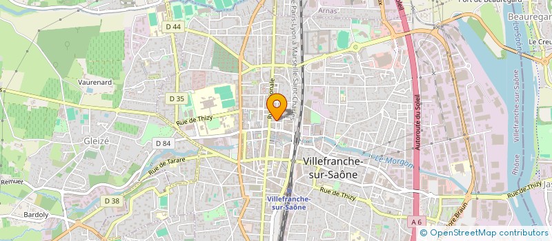 localisation de l'entreprise MEDINA à VILLEFRANCHE-SUR-SAONE