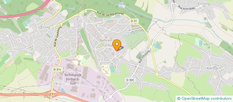 localisation de l'entreprise MEDINA  BEHREN-LES-FORBACH