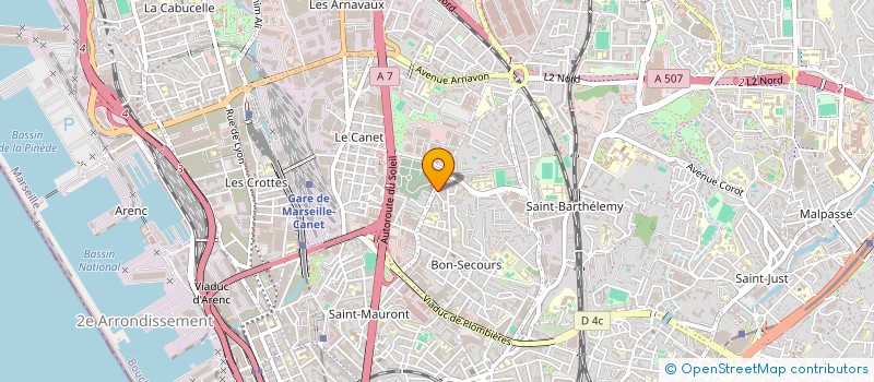 localisation de l'entreprise MEDINA à MARSEILLE