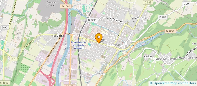 localisation de l'entreprise MEDINA  PONTCHARRA