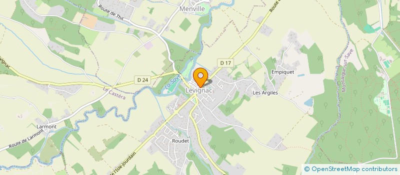 localisation de l'entreprise MEDINA & FILLES  LEVIGNAC