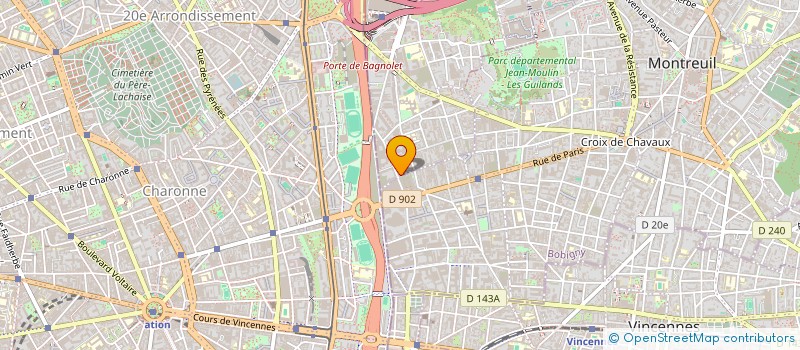 localisation de l'entreprise MEDINA FUSION à BAGNOLET