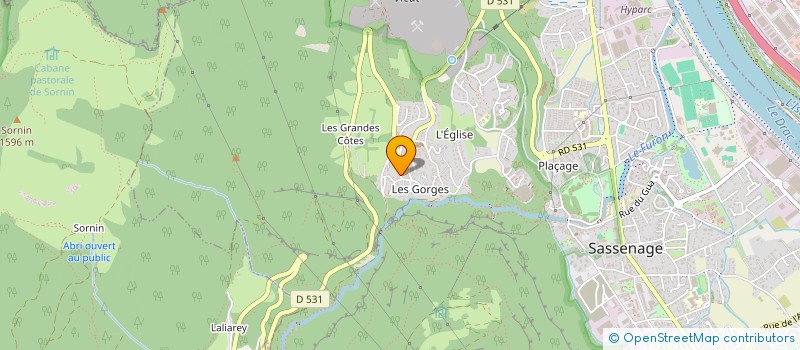 localisation de l'entreprise MEDINA SERAS  SASSENAGE