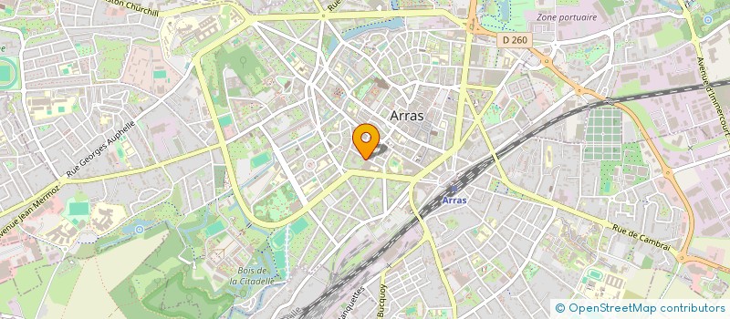 localisation de l'entreprise MEDINAT à ARRAS